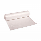 High Density Industrial Can Liners Coreless Rolls, 30 gal, 16 mic, 30" x 37", Natural, Perforated, 25 Bags/Roll, 20 Rolls/CT (RH3037S)