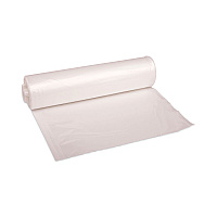 High Density Industrial Can Liners Coreless Rolls, 30 gal, 16 mic, 30" x 37", Natural, Perforated, 25 Bags/Roll, 20 Rolls/CT (RH3037S)
