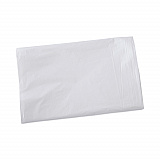 Linear Low Density Industrial Can Liners, 16 gal, 0.5 mil, 24" x 32", White, Flat Pack, 500/Carton (W2432X)