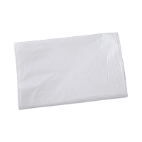 Linear Low Density Industrial Can Liners, 16 gal, 0.5 mil, 24" x 32", White, Flat Pack, 500/Carton (W2432X)