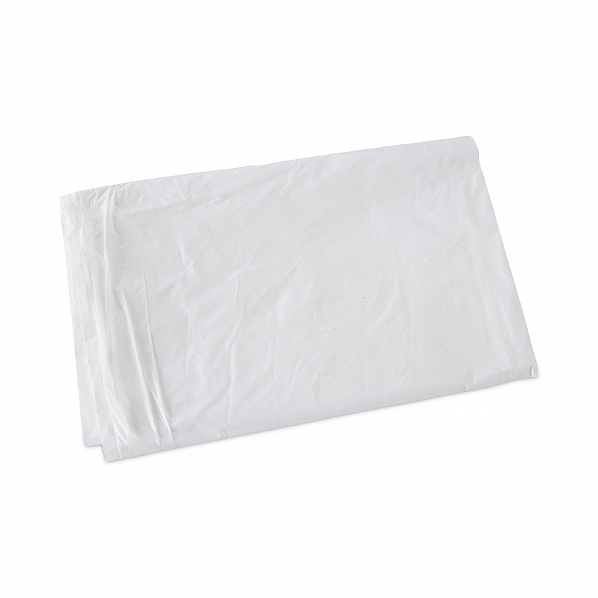 Linear Low Density Industrial Can Liners, 30 gal, 0.9 mil, 30" x 36", White, Flat Pack, 100/Carton (W3036X)