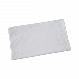 Linear Low Density Industrial Can Liners, 33 gal, 0.9 mil, 33" x 39", White, Flat Pack, 100/Carton (W3339X)