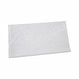 Linear Low Density Industrial Can Liners, 45 gal, 0.9 mil, 40" x 46", White, Flat Pack, 100/Carton (W4046X)