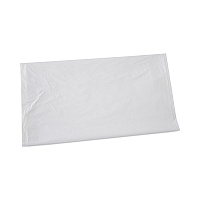 Linear Low Density Industrial Can Liners, 45 gal, 0.9 mil, 40" x 46", White, Flat Pack, 100/Carton (W4046X)