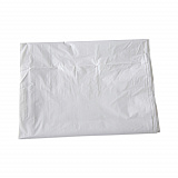 Linear Low Density Industrial Can Liners, 56 gal, 0.9 mil, 43" x 47", White, Flat Pack, 100/Carton (W4347X)