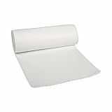 Low-Density Waste Can Liners, 30 gal, 0.5 mil, 30" x 36", White, Perforated Roll, 10 Bags/Roll, 20 Rolls/Carton (511)