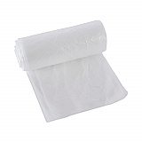 High-Density Can Liners, 10 gal, 6 mic, 24" x 23", Natural, Perforated Roll, 50 Bags/Roll, 20 Rolls/Carton (242306)