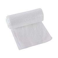 High-Density Can Liners, 10 gal, 6 mic, 24" x 23", Natural, Perforated Roll, 50 Bags/Roll, 20 Rolls/Carton (242306)