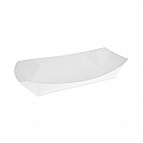 Paperboard Boat Basket, Hot Dog Tray with Perforations, 7 x 1.75 x 1.4, White, Paper, 1,000/Carton (DDOGTPAC)
