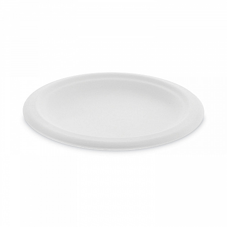 EarthChoice Compostable Fiber-Blend Bagasse Dinnerware, Plate, Sugarcane, 6
