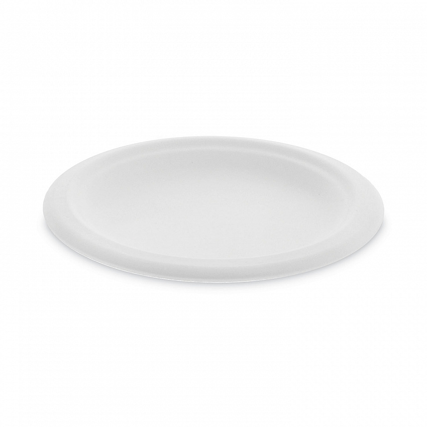EarthChoice Compostable Fiber-Blend Bagasse Dinnerware, Plate, Sugarcane, 6" dia, Natural, 1,000/Carton (MC500060001)