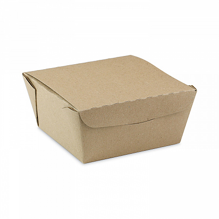 EarthChoice OneBox Paper Box, 37 oz, 4.5 x 4.5 x 2.5, Brown, 312/Carton (NOB01KEC)