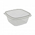 EarthChoice Square Recycled Bowl, 16 oz, 5 x 5 x 1.75, Clear, Plastic, 504/Carton (SAC0516)