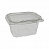 EarthChoice Tamper Evident Recycled Hinged Lid Deli Container, 16 oz, 5.37 x 4.5 x 2.62, Clear, Plastic, 304/Carton (TEHL5X416)