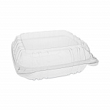 SENSATION SmartLock Hinged Lid Container, 8.5 x 8.34 x 3., Clear, Plastic, 200/Carton (YCI821200000)