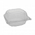 SENSATION SmartLock Hinged Lid Container, 5.7 x 6 x 3.1, Clear, Plastic, 500/Carton (YCI821600000)