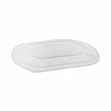 ClearView MealMaster Lid with Fog Gard Coating, Large Flat Lid, 9.38 x 8 x 0.38, Clear, Plastic, 300/Carton (YCN8463S00D0)