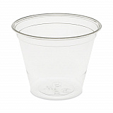 EarthChoice Recycled Clear Plastic Cold Cups, 9 oz, Clear, 975/Carton (YP9C)