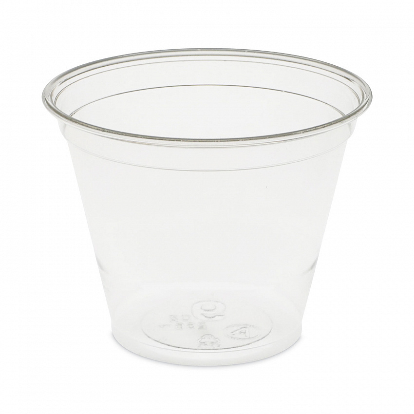 EarthChoice Recycled Clear Plastic Cold Cups, 9 oz, Clear, 975/Carton (YP9C)