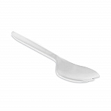 Fieldware Cutlery, Mediumweight Spork, Plastic, White, 1,000/Carton (YFWQWCH)