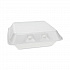 SmartLock Foam Hinged Lid Container, Small, 7.5 x 8 x 2.63, White, 150/Carton (YHLW07010000)