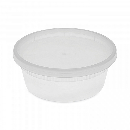 Newspring DELItainer Microwavable Container, 8 oz, 4.7