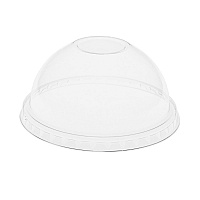 EarthChoice Strawless RPET Lid, Dome Lid, Fits 12 oz to 24 oz "B" Cups, Plastic, Clear, 1,020/Carton (YPDL24CNH)