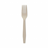 EarthChoice PSM Cutlery, Heavyweight Fork, Plastic, Tan, 1,000/Carton (YPSMFTEC)