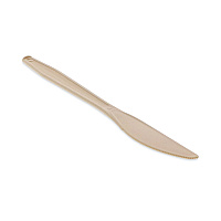 EarthChoice PSM Cutlery, Heavyweight Knife, Plastic, Tan, 1,000/Carton (YPSMKTEC)
