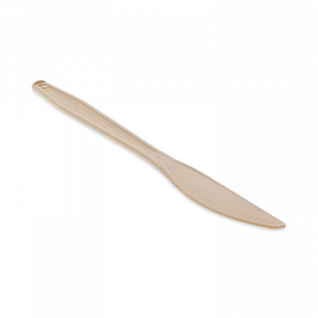 EarthChoice PSM Cutlery, Heavyweight Knife, Plastic, Tan, 1,000/Carton (YPSMKTEC)