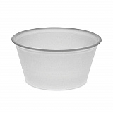 Plastic Portion Cup, 2 oz, Translucent, 200/Bag, 12 Bags/Carton (YS200)