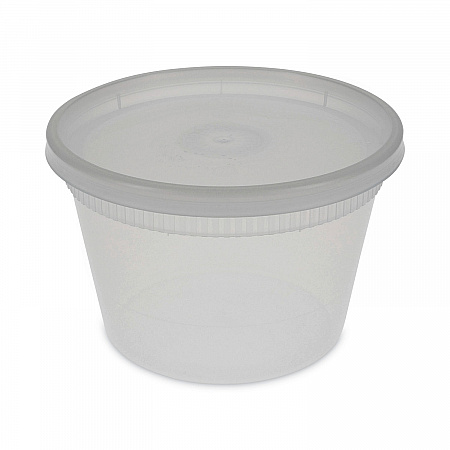 Newspring DELItainer Microwavable Container, 16 oz, 4.7