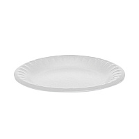 Placesetter Satin Non-Laminated Foam Dinnerware, Plate, 6" dia, White, 1,000/Carton (YTH100060000)
