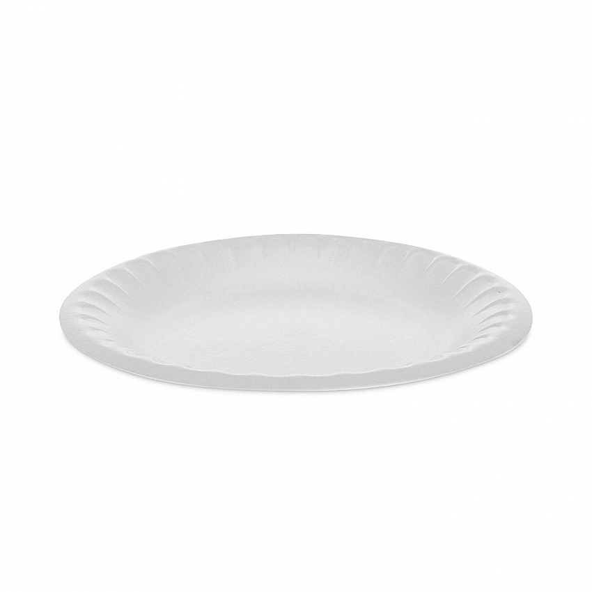 Placesetter Satin Non-Laminated Foam Dinnerware, Plate, 6" dia, White, 1,000/Carton (YTH100060000)