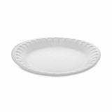 Placesetter Satin Non-Laminated Foam Dinnerware, Plate, 7" dia, White, 900/Carton (YTH100070000)