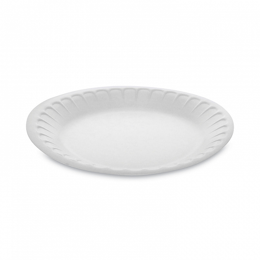 Placesetter Satin Non-Laminated Foam Dinnerware, Plate, 7" dia, White, 900/Carton (YTH100070000)