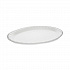 Placesetter Satin Non-Laminated Foam Dinnerware, Platter, 8.5 x 11.5, White, 500/Carton (YTH100430000)