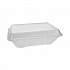 Foam Hinged Lid Container, Single Tab Lock #205 Utility, 9.2 x 6.5 x 2.8, White, 150/Carton (YTH102050001)