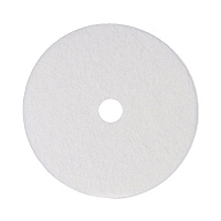 Polishing Floor Pads, 21" Diameter, White, 5/Carton (4021WHI)