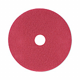 Buffing Floor Pads, 21" Diameter, Red, 5/Carton (4021RED)