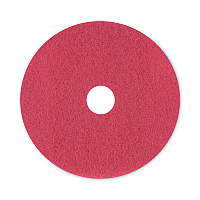Buffing Floor Pads, 20" Diameter, Red, 5/Carton (4020RED)