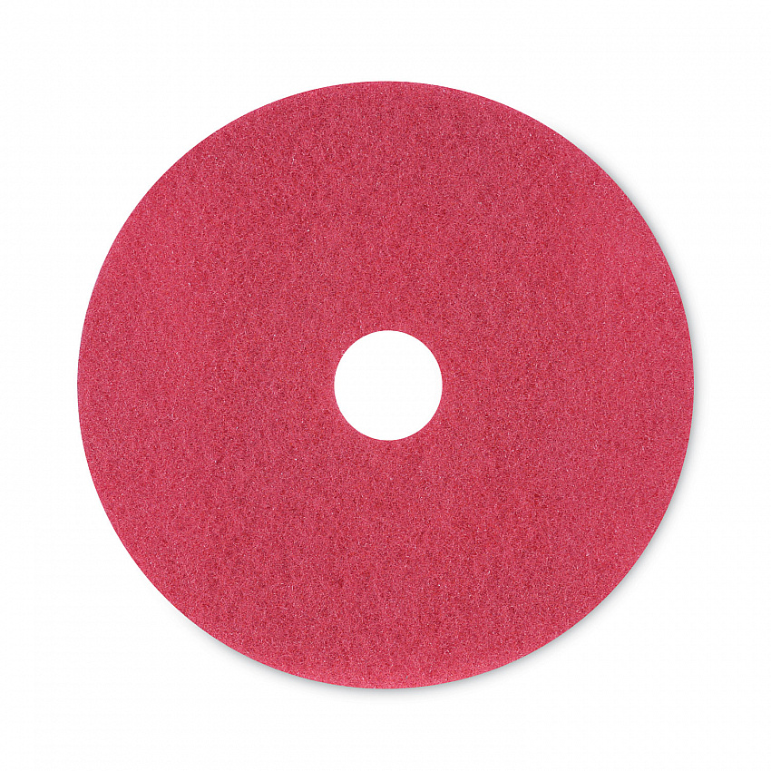 Buffing Floor Pads, 20" Diameter, Red, 5/Carton (4020RED)