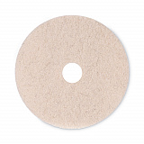 Natural Hog Hair Burnishing Floor Pads, 20" Diameter, Tan, 5/Carton (4020NHE)