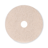 Natural Hog Hair Burnishing Floor Pads, 20" Diameter, Tan, 5/Carton (4020NHE)