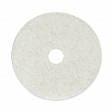 Natural Burnishing Floor Pads, 20" Diameter, White, 5/Carton (4020NAT)