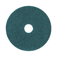 Heavy-Duty Scrubbing Floor Pads, 20" Diameter, Green, 5/Carton (4020GRE)