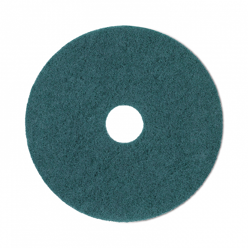 Heavy-Duty Scrubbing Floor Pads, 20" Diameter, Green, 5/Carton (4020GRE)