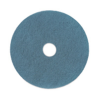 Burnishing Floor Pads, 20" Diameter, Aqua, 5/Carton (4020AQU)