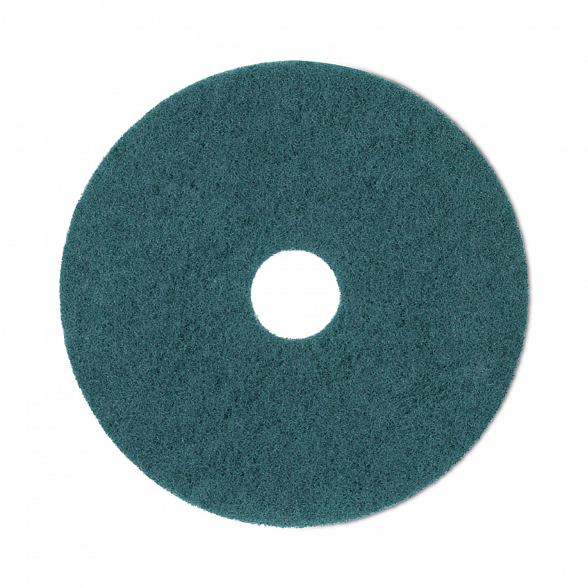 Heavy-Duty Scrubbing Floor Pads, 19" Diameter, Green, 5/Carton (4019GRE)