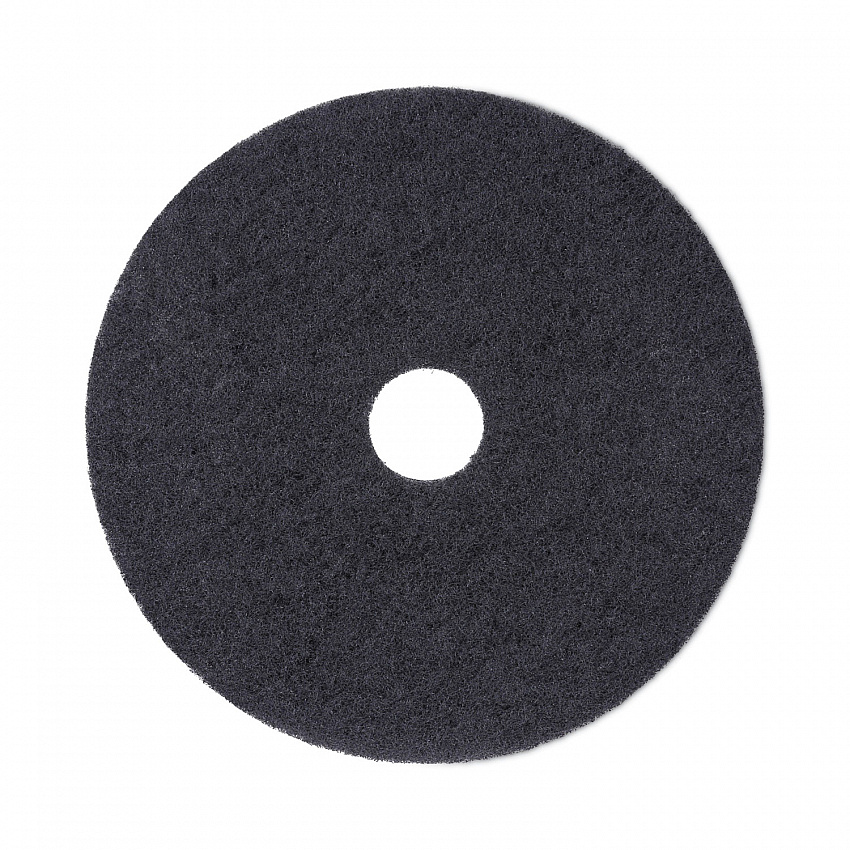 Stripping Floor Pads, 19" Diameter, Black, 5/Carton (4019BLA)